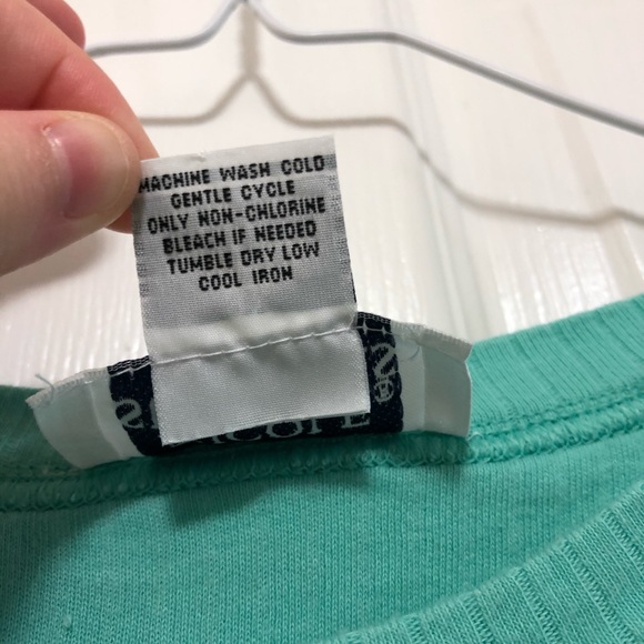 Mint Ribbed Tee - Picture 5 of 6